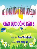 Sống chan hoà với mọi người