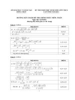 HDC HSG môn Toán cấp Tình 10-11