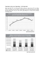 Tình hình nợ xấu của các ngân hàng trong năm 2013