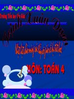 Tìm hai số khi biết tổng và hiệu hai số đó(Toán 4- Xuân Đạm)