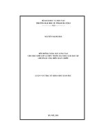 Bồi dưỡng năng lực sáng tạo cho học sinh lớp 12 THPT trong dạy học giải bài tập chương dòng điện xoay chiều