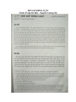 Xin lập khoa luật