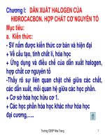 HỌC PHẦN II. CƠ SỞ HÓA HỌC HỮU CƠ