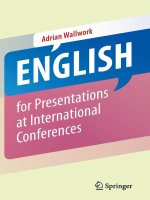 english for presentations at international conferences