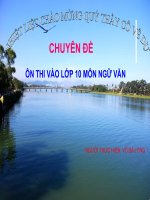 Chuyên đề ôn thi vào 10