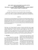 điều khiển bám cho rô bốt đa hướng bộ điều khiển trượt