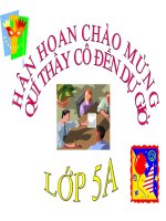 Giáo dục nha khoa - Tiết 2 - Lớp 5