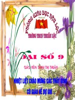 tiet 13: Rut gon bieu thuc chua can thuc bac hai