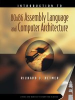 introduction to 80x86 assembly language and computer architecture (2001)