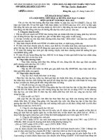 Kế hoạch hoạt động HĐBM tỉnh: Môn Lịch sử