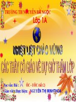 Học vần: oc - uôc
