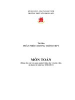 PPCT mới thống nhất trong toàn tỉnh