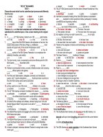 BÀI TẬP TIẾNG ANH 12-UNIT 13