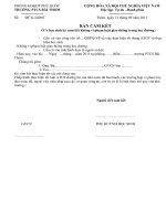 CAM KẾT An ToànGIAO THÔNG