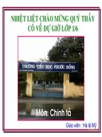 chinh tả : Trường em