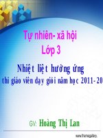 TNXH 3- Vệ sinh thần kinh