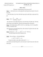 Đề và đáp án thi giáo viên giỏi ql1 2011