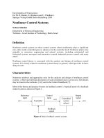 nonlinear control systems