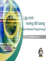 Chương 1. Lập trình hướng đối tượng