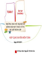 Ôn tập chương I (có ban do tu duy)