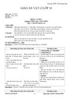 giáo án vật lý 10 trọn bộ