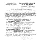 Lịch KTĐK năm học 2011-2012