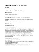 mastering windows xp registry (2002)