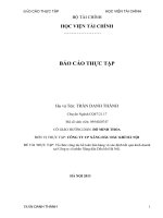 Luận văn báo cáo thực tập công ty cổ phần dầu khí