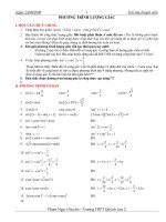 Tích lũy chuyên môn (Phương trình Lượng Giác)