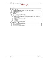 BÁO CÁO ĐỒ ÁN CẤU TRÚC DỮ LIỆU VÀ GIẢI THUẬT