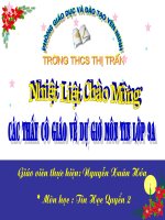 Tin 7- Tiết 19 -Bài 4 - Sử dụng các Hàm để tính toán