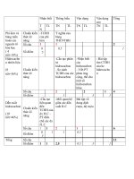 đề KT HK II hóa 9 có ma trận mới