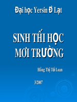 sinh thái học môi trường
