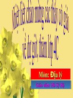 Địa lí 4 (Bài 6): Một số dân tộc Tây Nguyen (Hồ Sỹ Hộ - TH Quỳnh Hậu)