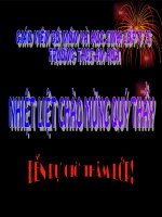 Bài 5 THAO TÁC VỚI BẢNG TÍNH (tt)