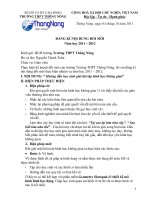 Kế hoạch một đổi mới môn toán