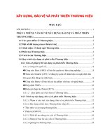 quy trình xây dựng và phát triển thương hiệu