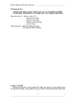 KHẢO SÁT KHẢ NĂNG CHỊU LỰC CỦA Cọc KHOAN NHỒI CÓ KỂ ĐẾN ẢNH HƯỞNG CỦA KHUYẾT TẬT TRONG BÊTÔNG