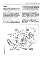 hệ thống khởi động trên xe toyota