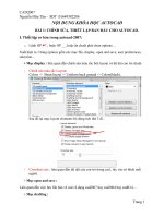 Giáo trình hướng dẫn vẽ AUTOCAD 2D