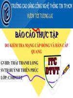 BÁO cáo đồ án môn học  PHÚC