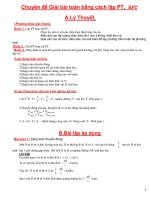 chuyen de giai toan lap pt on thi vao 10