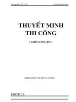 Thuyết minh móng cọc Ký túc xá trường Đại Học Tây Đô