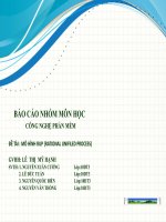 mô hình RUP công nghệ phần mềm