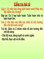 Bài 16: Sóng - Thủy triều - Dòng biển