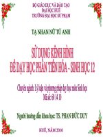 bao cao tom tat luan van thac sy chuyen nganh PP sinh hoc