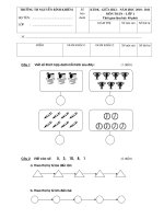 Đề thi giữa HKI Lớp 1