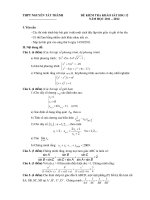 Đề Khảo sát thi HSG 12