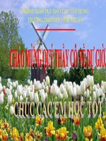 TNXH MOT SO LOAI CAY SONG DUOI NUOC