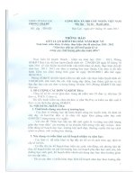 TB kết luận kiểm tra đầu năm